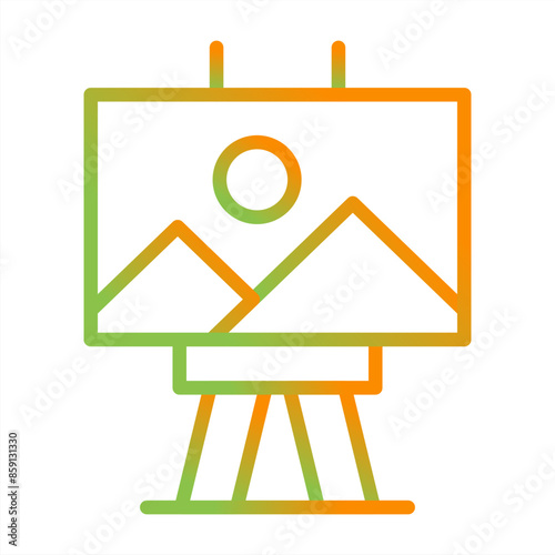 Canvas Vector Icon