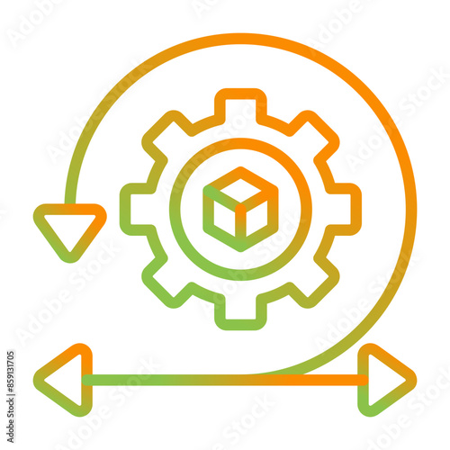 Iterative Design Vector Icon