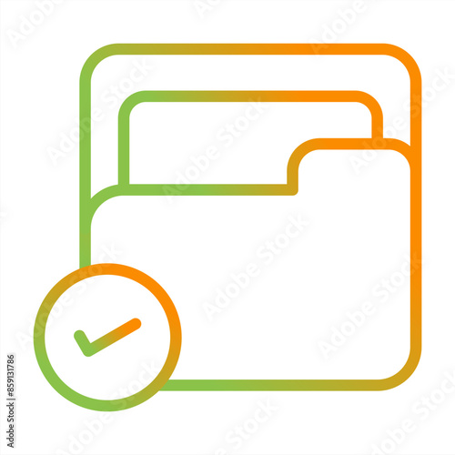 Accept Document Vector Icon