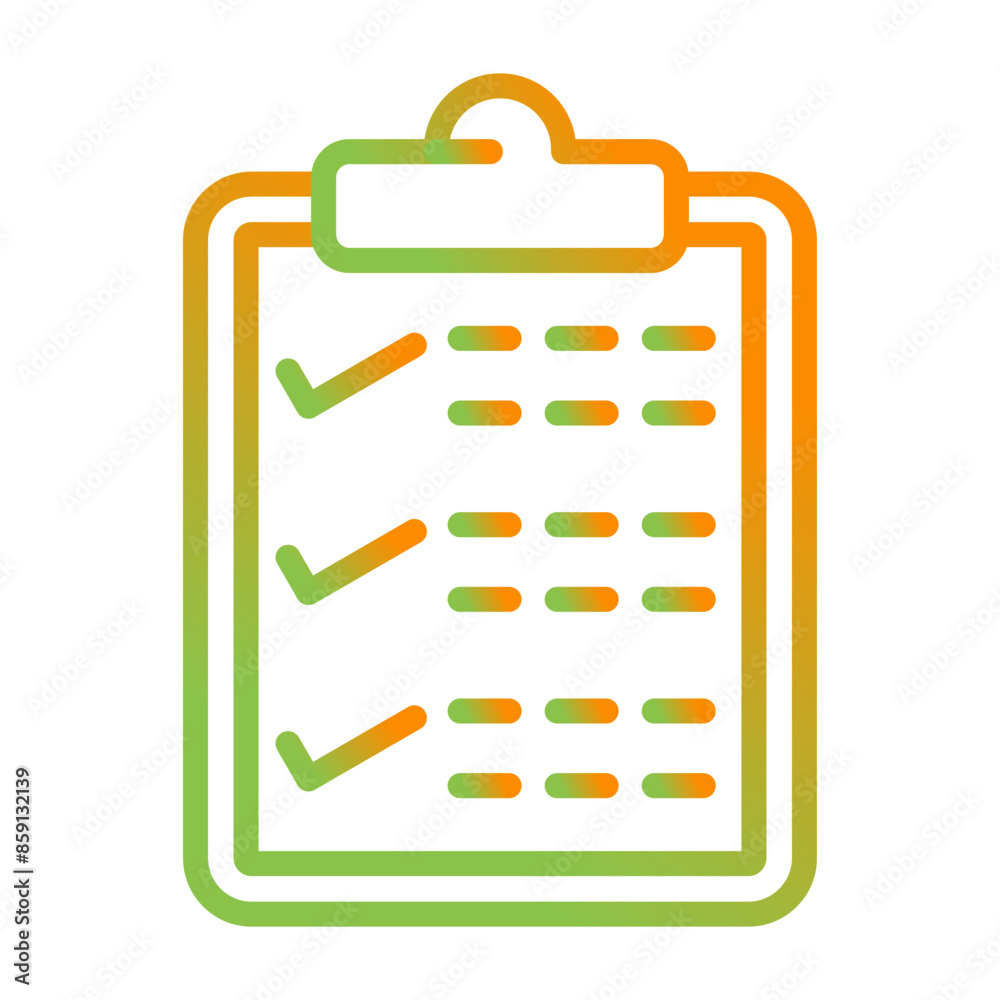 Clipboard with checkmark Vector Icon Clipboard with checkmark Vector Icon