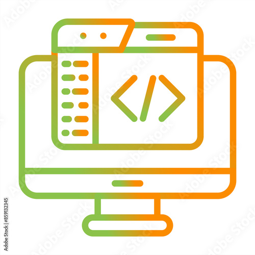 Code Editor Vector Icon