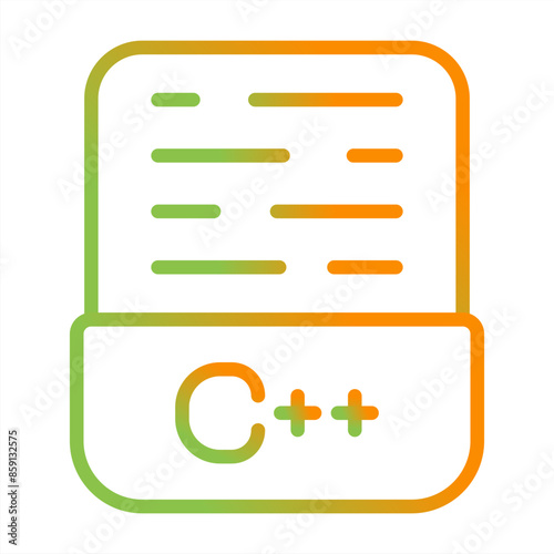 Programming Language Vector Icon