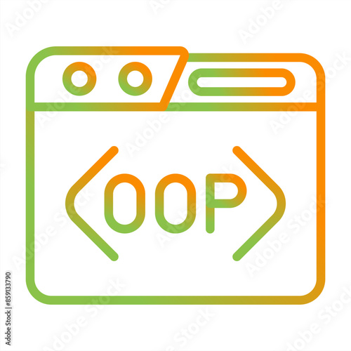 OOP Vector Icon