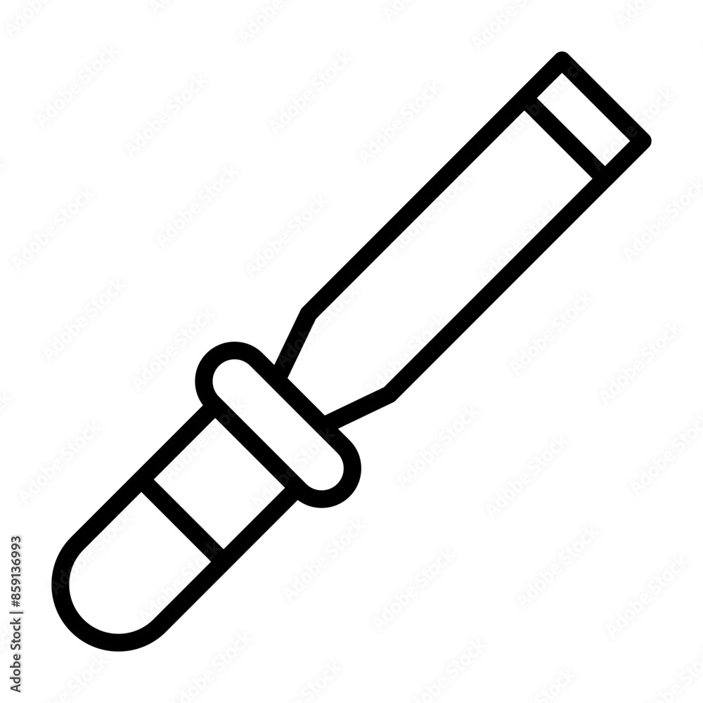 Chisel Vector Icon Chisel Vector Icon