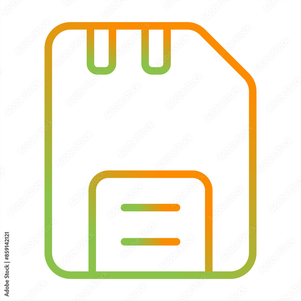 Disk Vector Icon