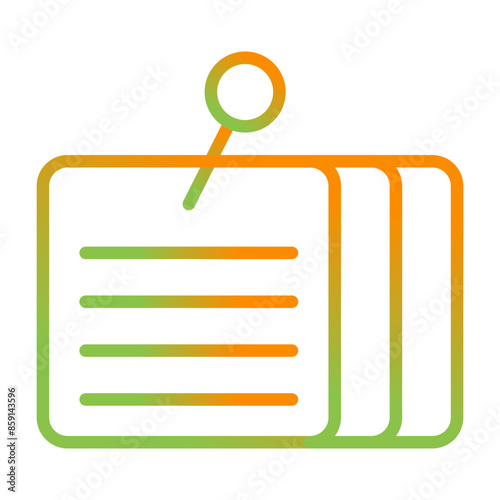 Memo Vector Icon