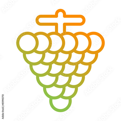 Grapes Vector Icon