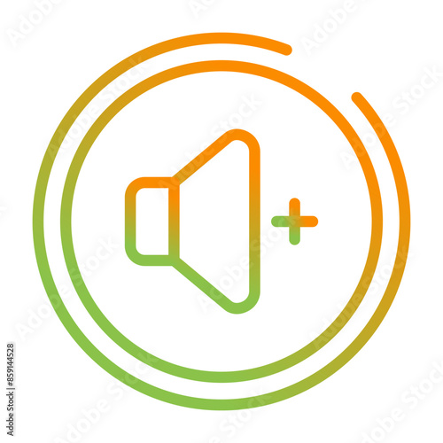 Volume Up Button Vector Icon