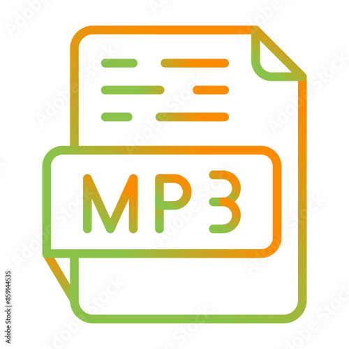 MP3 Vector Icon