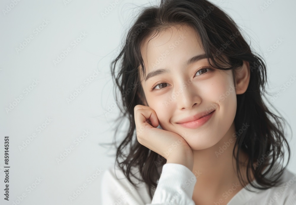 A beautiful female Asian model, posing for the camera, close up shot, photoshoot, photography A beautiful female Asian model, posing for the camera, close up shot, photoshoot, photography