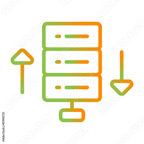 Bandwidth Vector Icon
