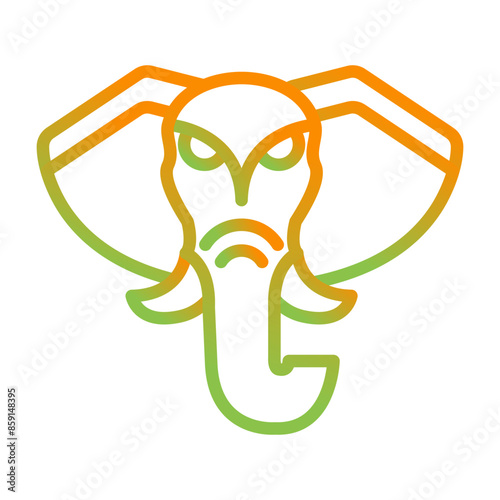 Elephant Vector Icon
