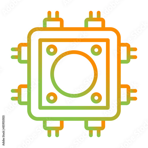 Cable Gland Vector Icon