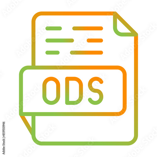 ODS Vector Icon