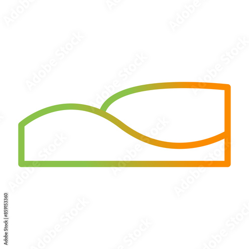 Sand dunes Vector Icon