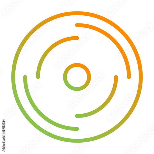 Disk Vector Icon