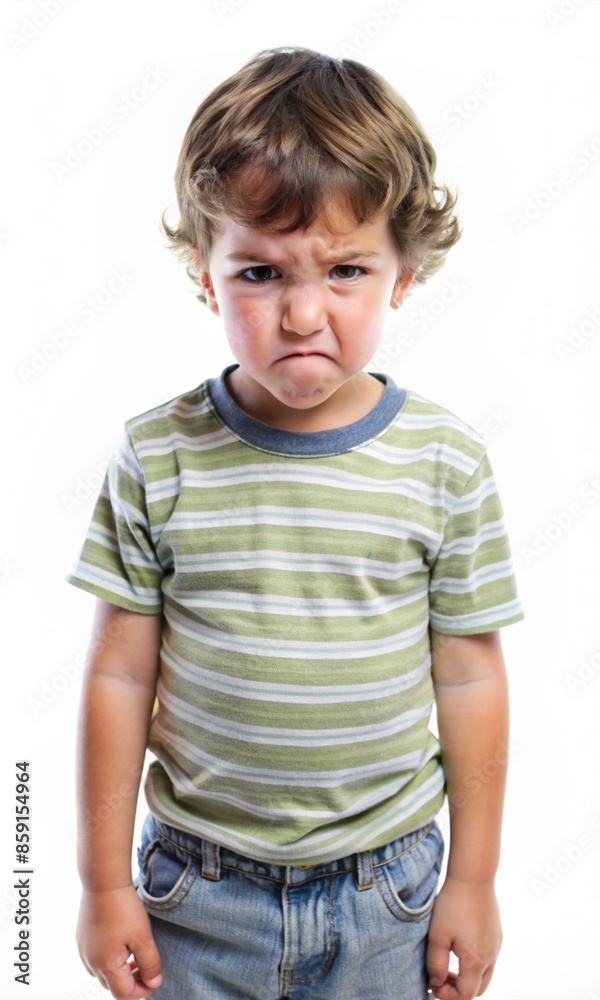 Angry Boy Expressing Frustration - Capturing Emotions of Childhood Angry Boy Expressing Frustration - Capturing Emotions of Childhood