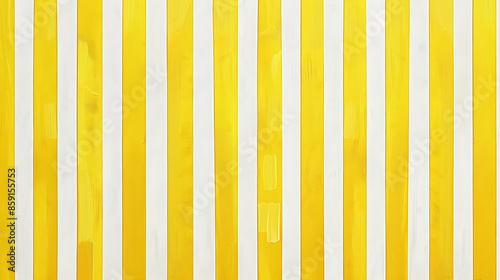 Simple White and yellow vertical stripe pattern background.