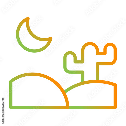 Desert Vector Icon