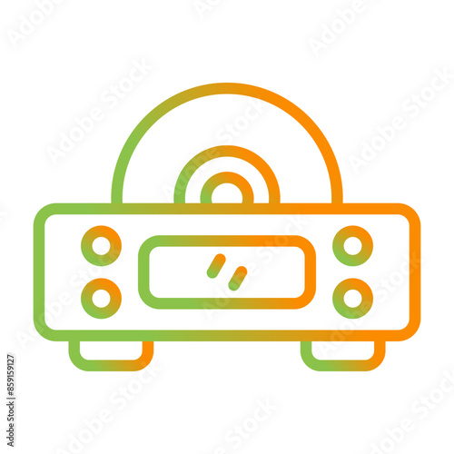 Cd Player Vector Icon