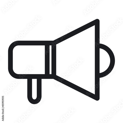 Marketing Megaphone Icon Ideal for Announcements and Advertising