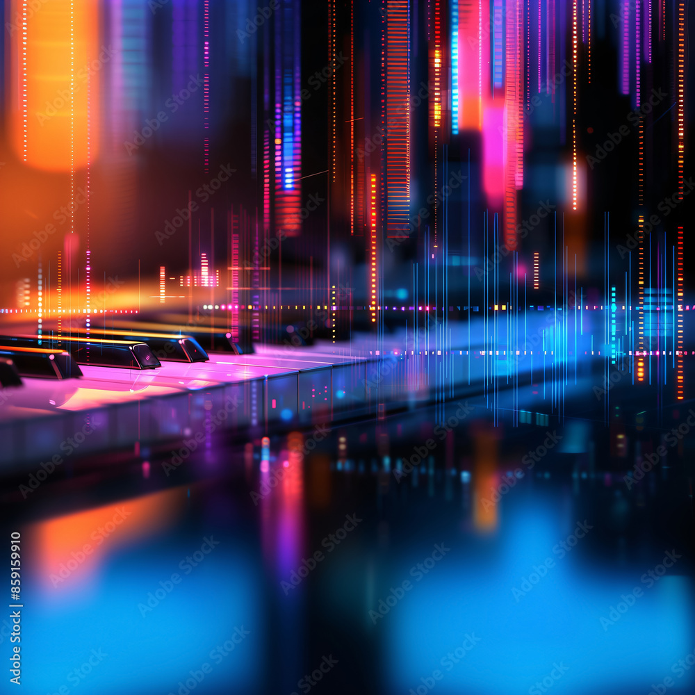 abstract colorful piano keyboard design background abstract colorful piano keyboard design background