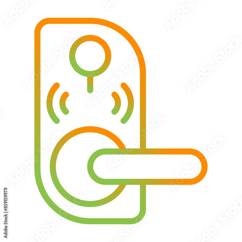 Door Lock Vector Icon