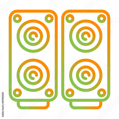 Speakers Vector Icon