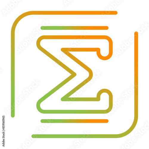 Summation Vector Icon