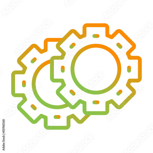 Gears Vector Icon