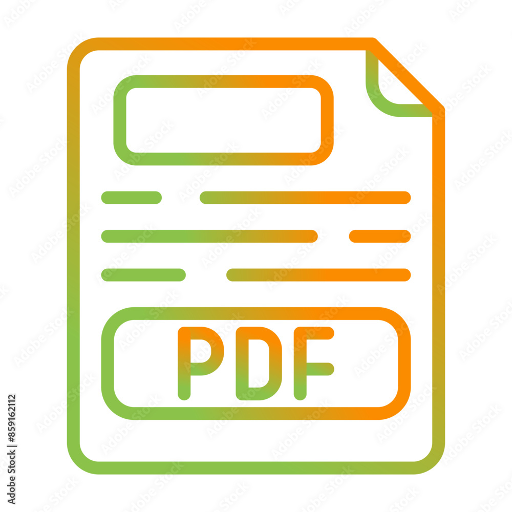 Pdf Vector Icon Pdf Vector Icon
