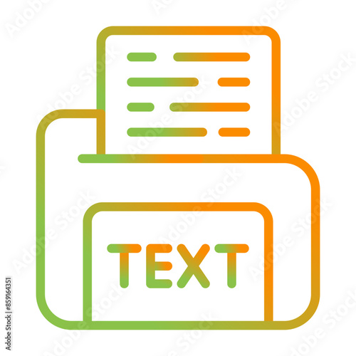 Text File Vector Icon