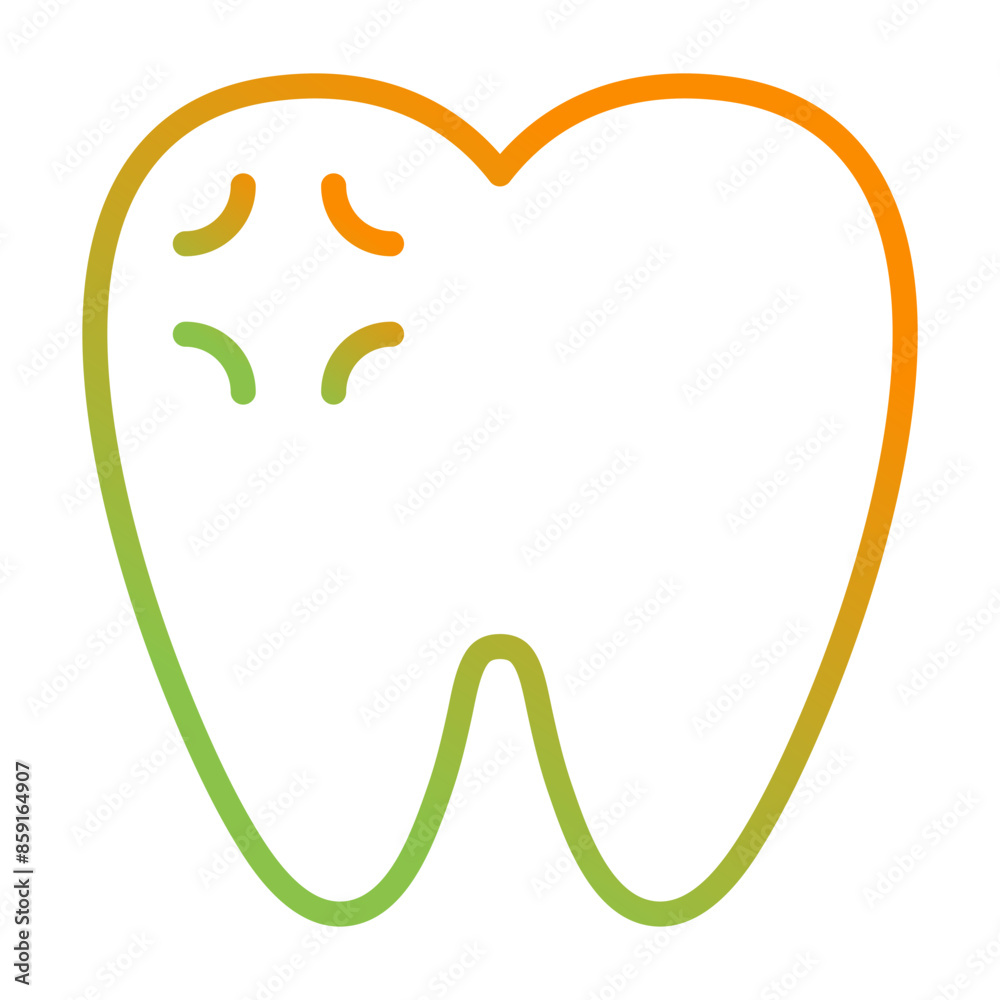 Toothache Vector Icon Toothache Vector Icon