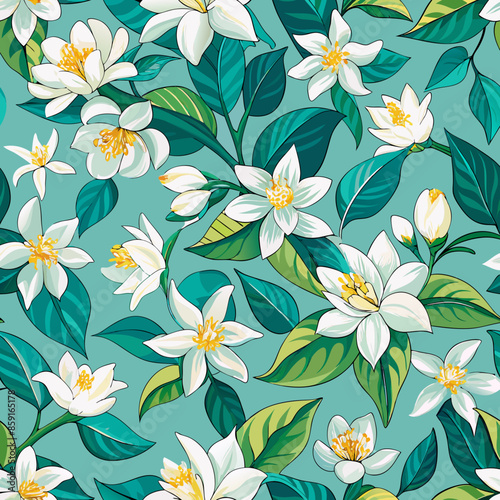 seamless floral background pattern