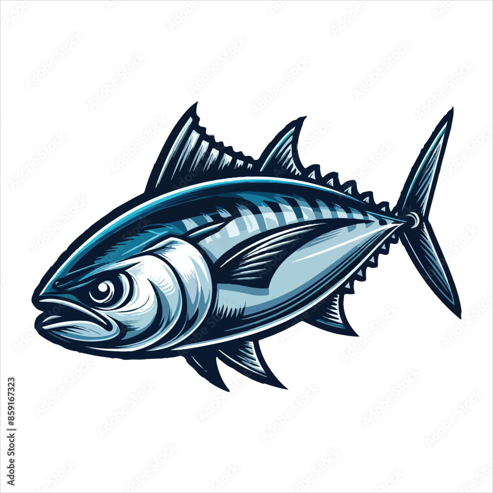 Tuna Fish Vector Image Tuna Fish Vector Image
