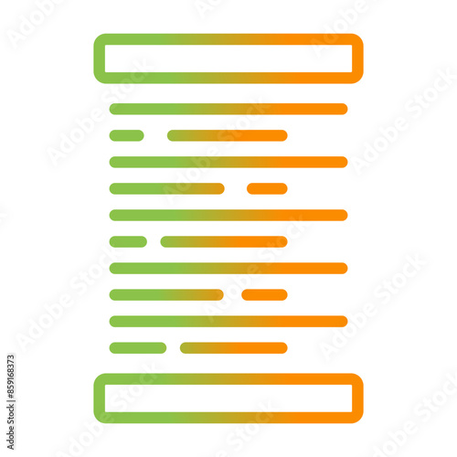 Right Alignment Vector Icon