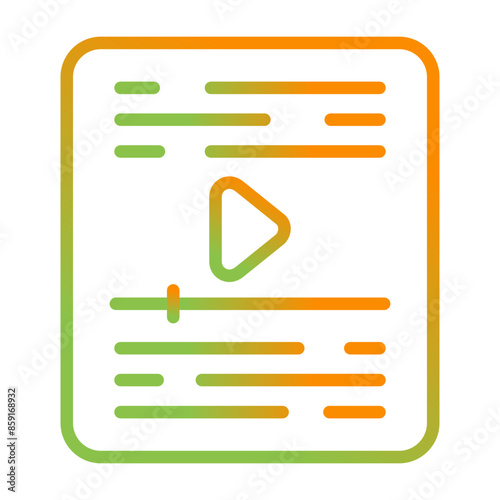 Video Vector Icon