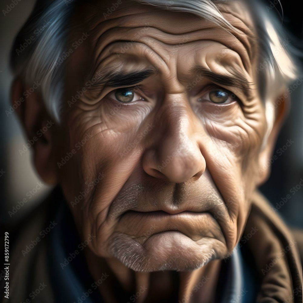 portrait of a senior person portrait of a senior person