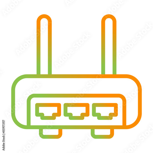 Router Vector Icon