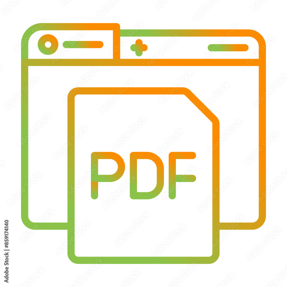 Pdf Vector Icon Pdf Vector Icon