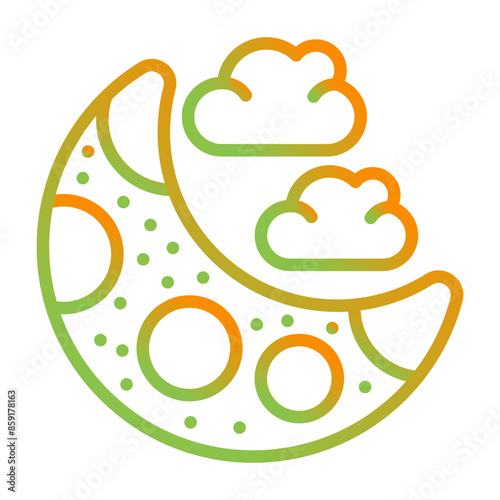 Moon Vector Icon