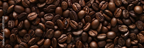 Coffee beans background
