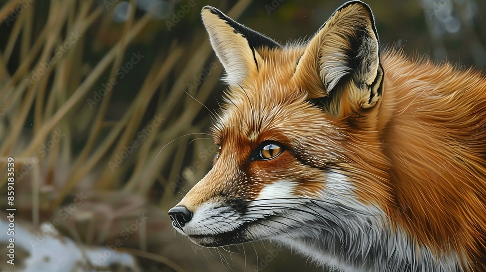 Red fox. Red fox.