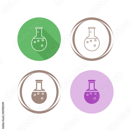 Chemical Flask Vector Icon