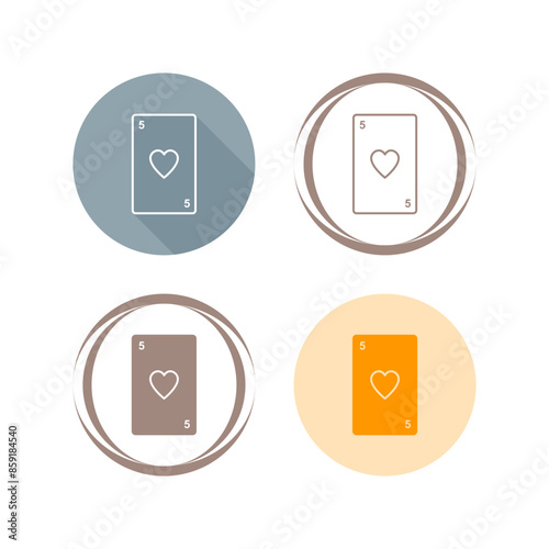 Playing Card Vector Icon