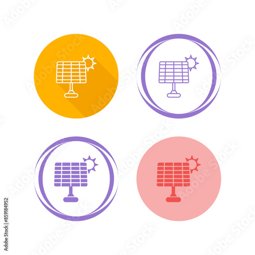 Solar Panel Vector Icon