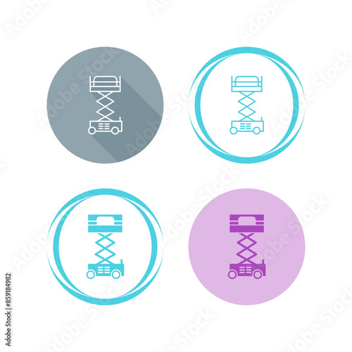 Lifter Crane Vector Icon