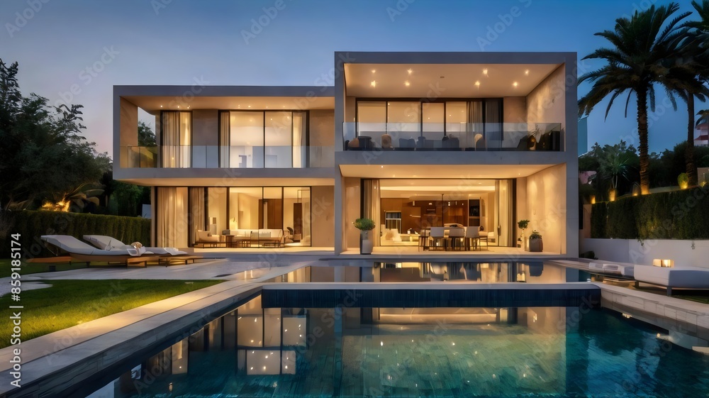 modern two stairs luxurious villa design modern two stairs luxurious villa design