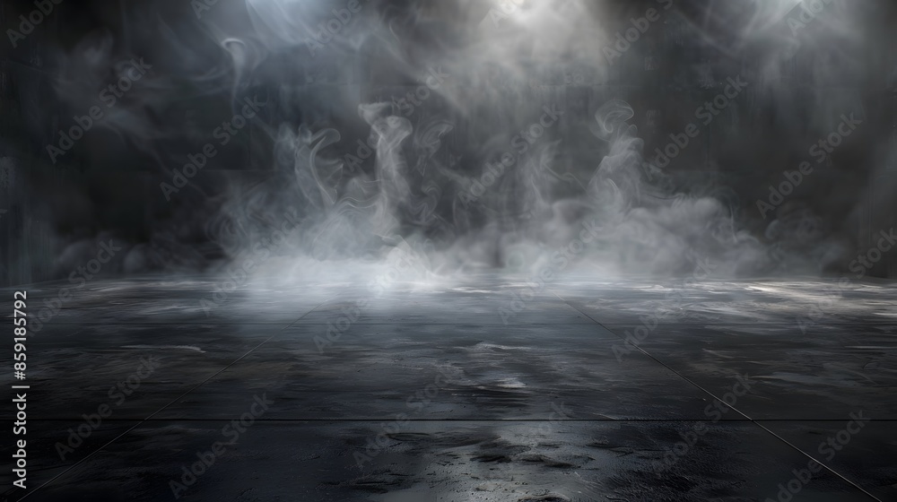 Abstract technology background, Empty dark cement floor, studio room with smoke floating up the interior texture, wall background, spotlights, laser light, digital future technology concept. Abstract technology background, Empty dark cement floor, studio room with smoke floating up the interior texture, wall background, spotlights, laser light, digital future technology concept.