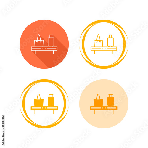 Luggage Carousel Vector Icon